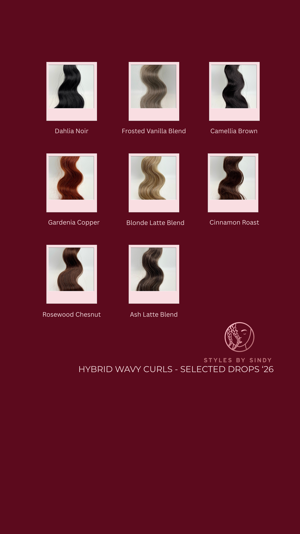 Rosewood Chestnut - Hybrid Wavy Set (S)