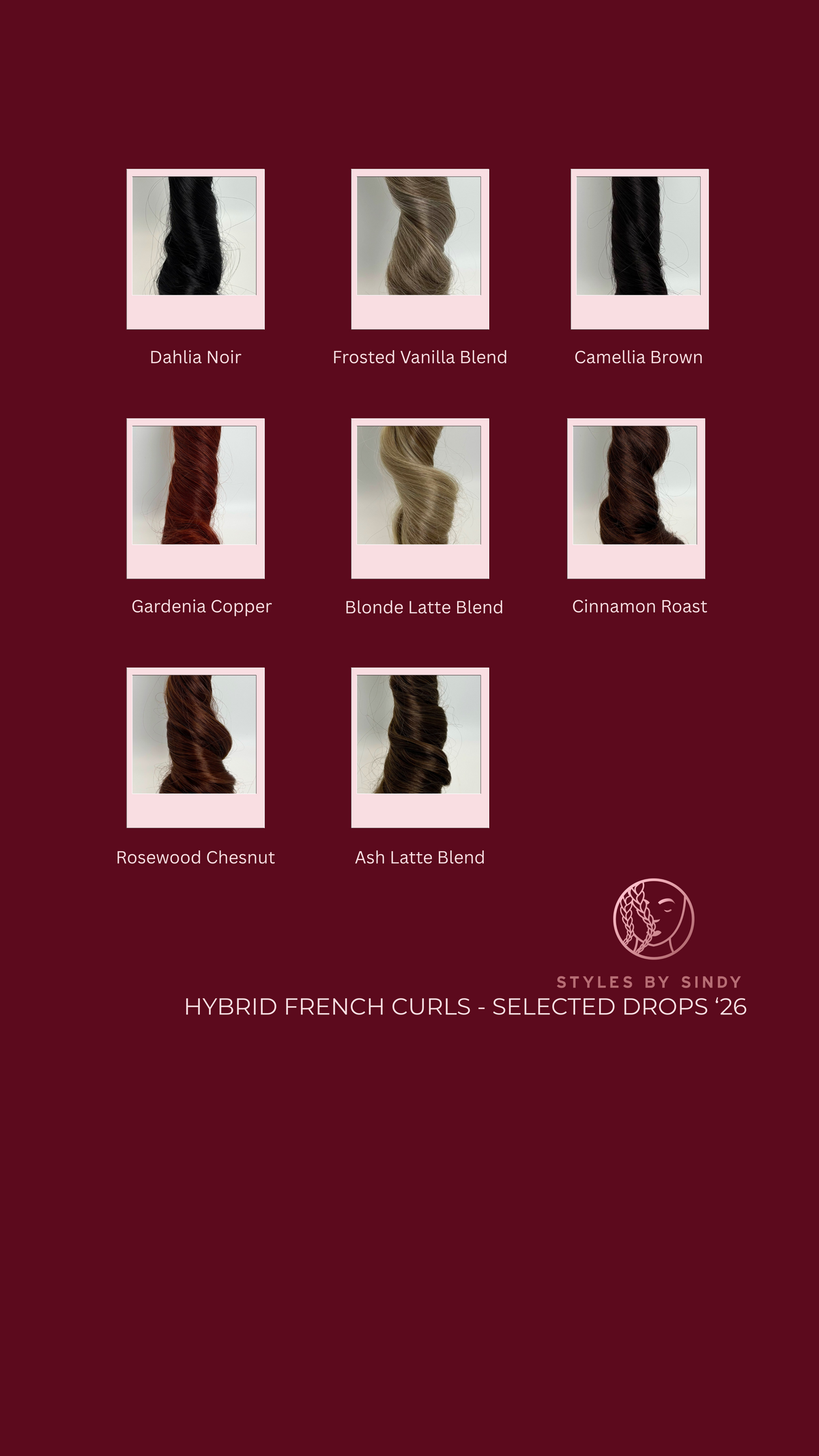 Cinnamon Roast - Hybrid French Curl Set (S)